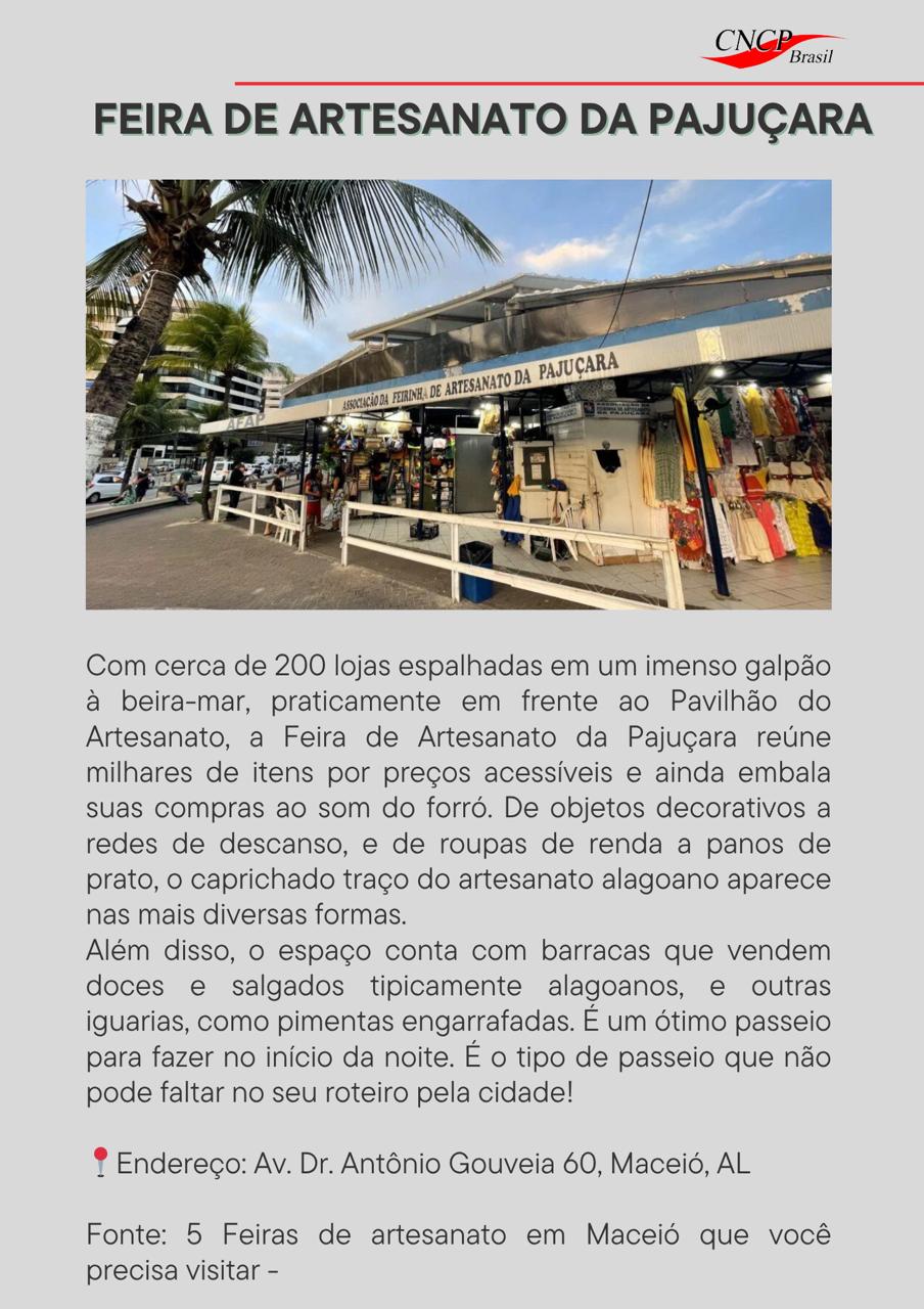 Descritivo Feira de Artesanato da Pajucara
