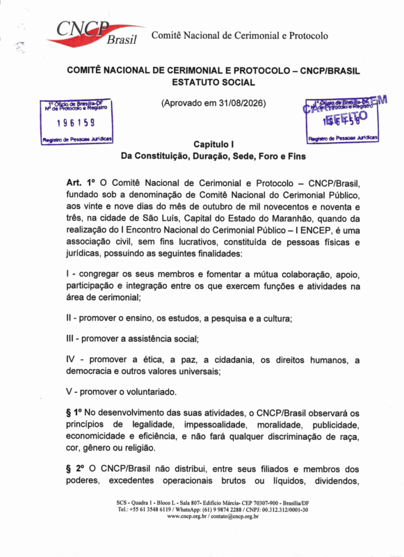 ESTATUTO DO CNCP BRASIL - Aprovado em 31-8-2026-01