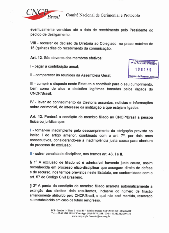 ESTATUTO DO CNCP BRASIL - Aprovado em 31-8-2026-07