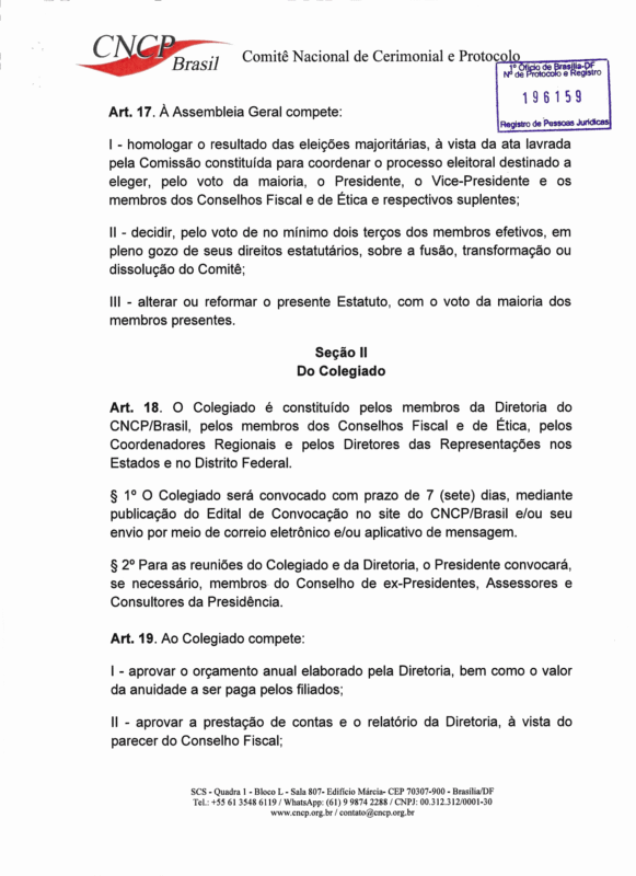ESTATUTO DO CNCP BRASIL - Aprovado em 31-8-2026-10