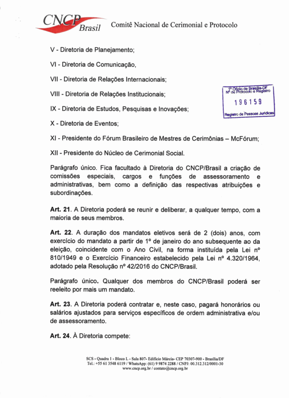 ESTATUTO DO CNCP BRASIL - Aprovado em 31-8-2026-12