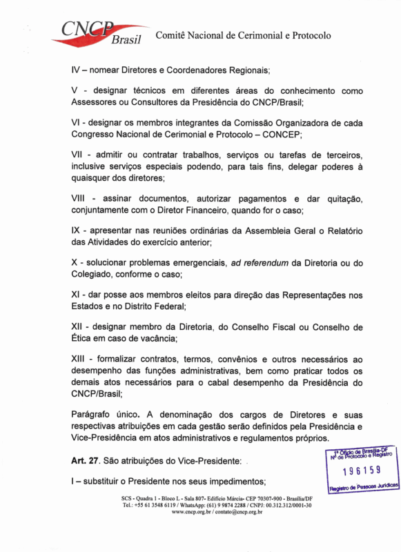 ESTATUTO DO CNCP BRASIL - Aprovado em 31-8-2026-14