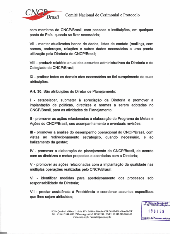 ESTATUTO DO CNCP BRASIL - Aprovado em 31-8-2026-16