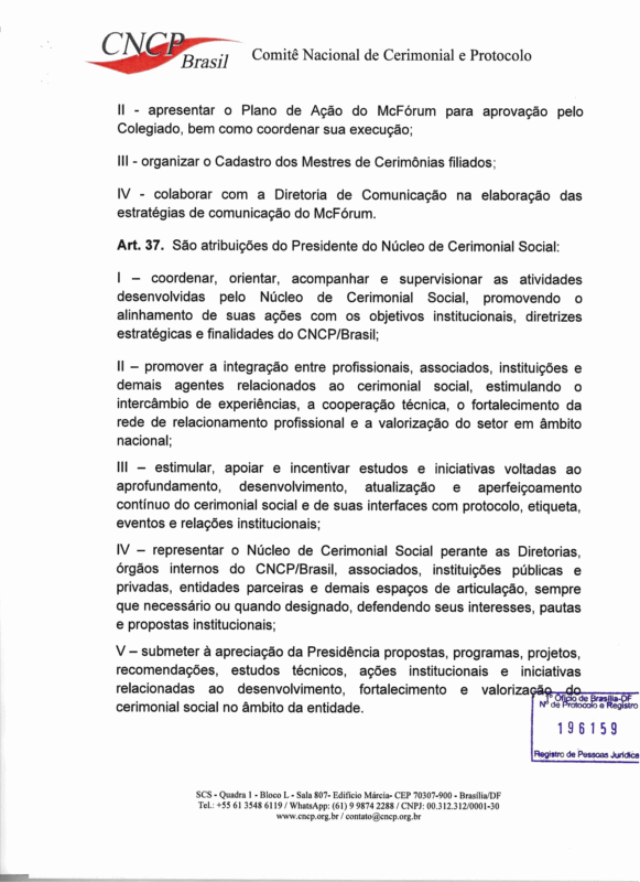 ESTATUTO DO CNCP BRASIL - Aprovado em 31-8-2026-21