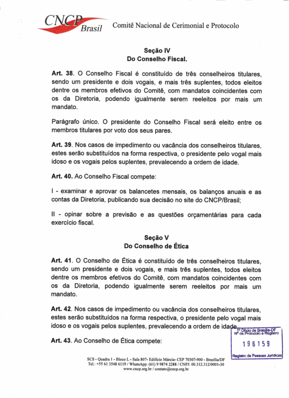 ESTATUTO DO CNCP BRASIL - Aprovado em 31-8-2026-22
