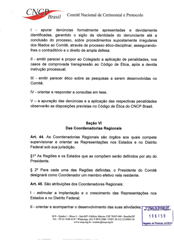 ESTATUTO DO CNCP BRASIL - Aprovado em 31-8-2026-23