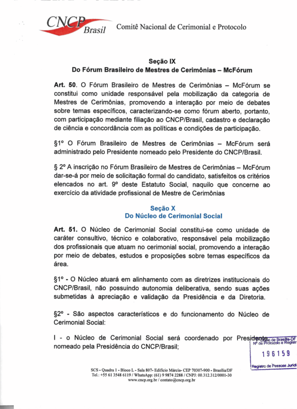 ESTATUTO DO CNCP BRASIL - Aprovado em 31-8-2026-25